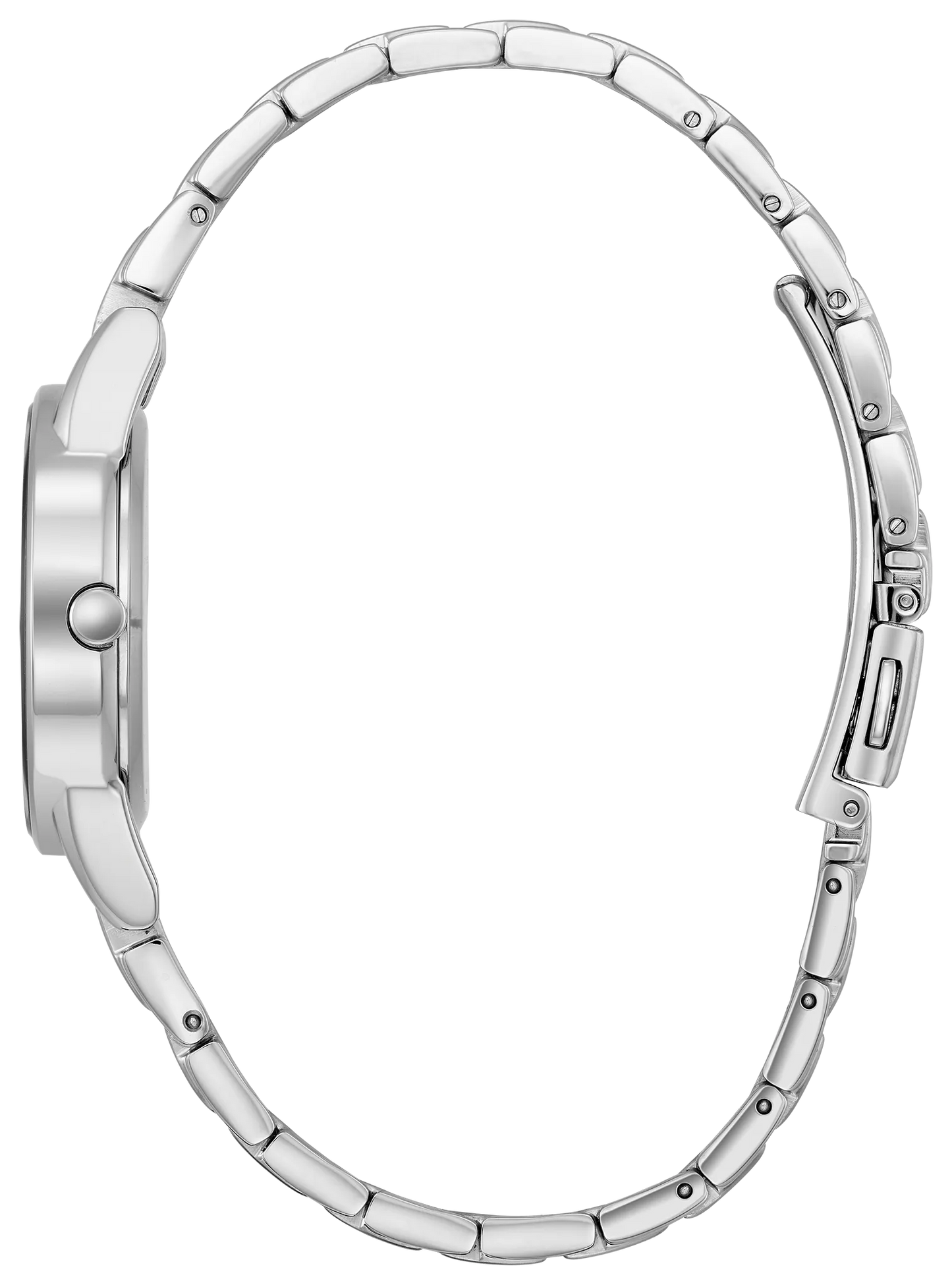 GA1050-51A Ladies Citizen Eco-Drive Axiom Stainless Steel White Dial Watch