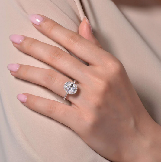 Lafonn 2.26CTW Lassaire Diamond Halo Engagement Ring