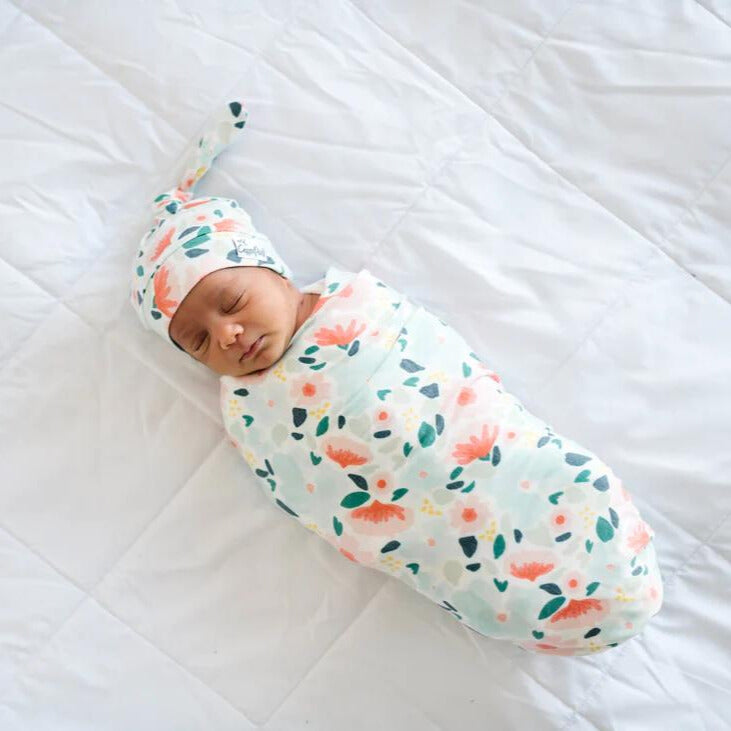 Copper Pearl 5-18 Months Top Knot Hat - Leilani