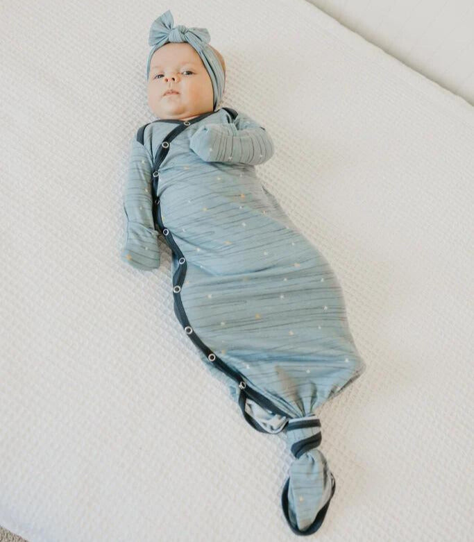 Copper Pearl Knotted Gown - Starlight