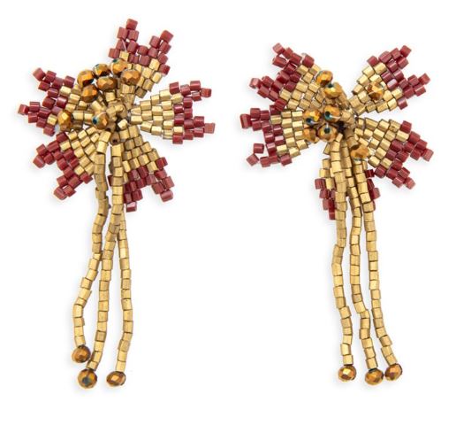 Streaming Star Beaded Earrings