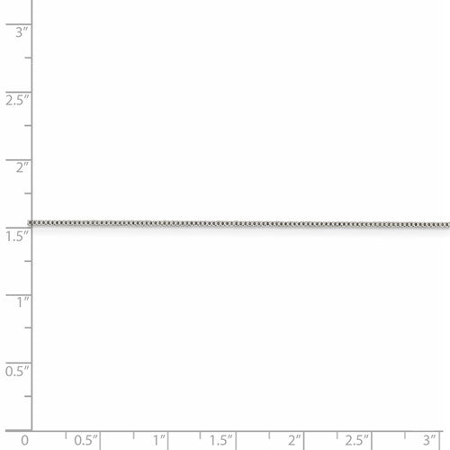 Sterling Silver .8mm Box Chain - 18"