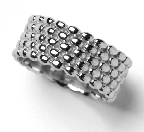 Southern Gates 5-Stack Rice Bead Ring