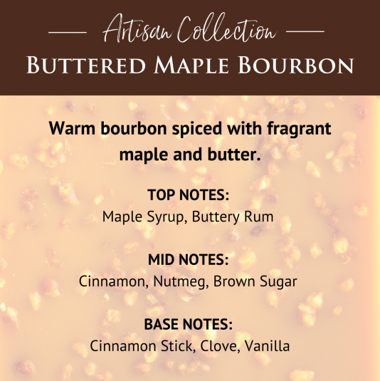 Buttered Maple Bourbon Artisan Wax Melts