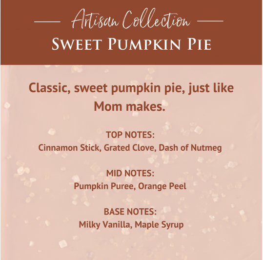 Sweet Pumpkin Pie Artisan Wax Melts
