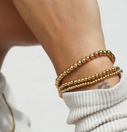 Ellie Vail Gold Plated Jensie Beaded Bracelet Set