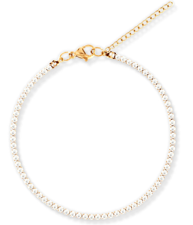 Ellie Vail Gold Tone Camden Tennis Bracelet