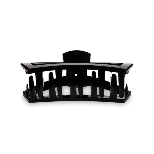 Teleties Open Medium Claw Hair Clip - Jet Black