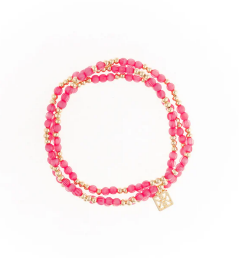 Rachael Bracelet in Hot Pink
