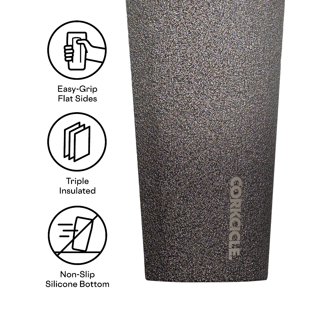 Corkcicle 16oz Tumbler in Steel Shadow