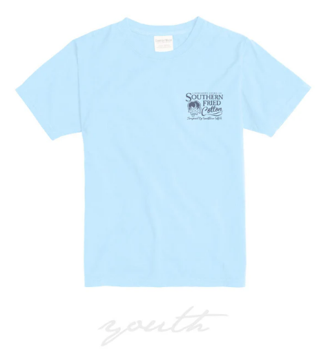 Youth Southern Fried Cotton Feel of the Ocean Short Sleeve T-Shirt