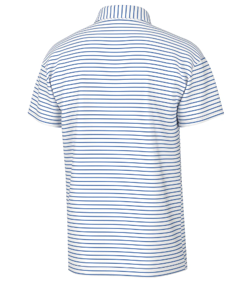 Local Boy Edisto Polo - Plum & White