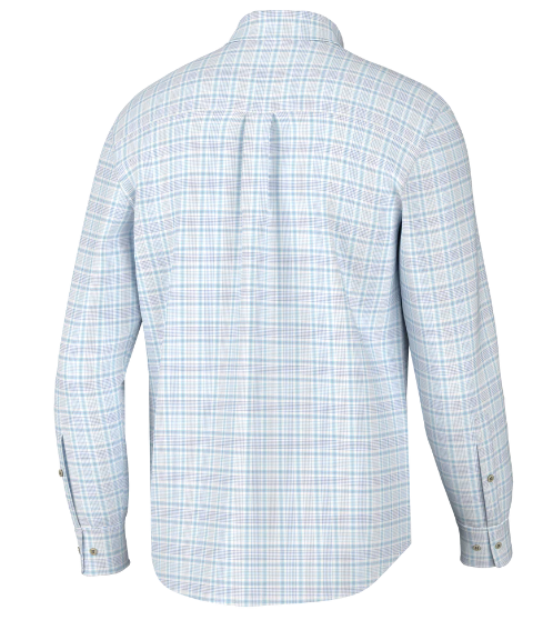 Local Boy Stamps Dress Shirt - Light Blue & Lavender