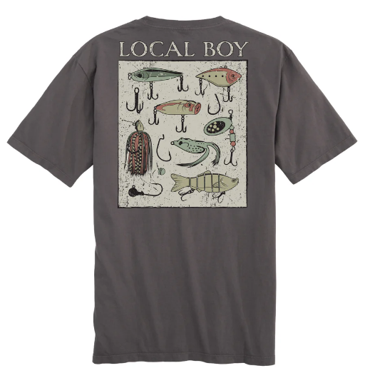 Local Boy Tackle Box Short Sleeve T-Shirt