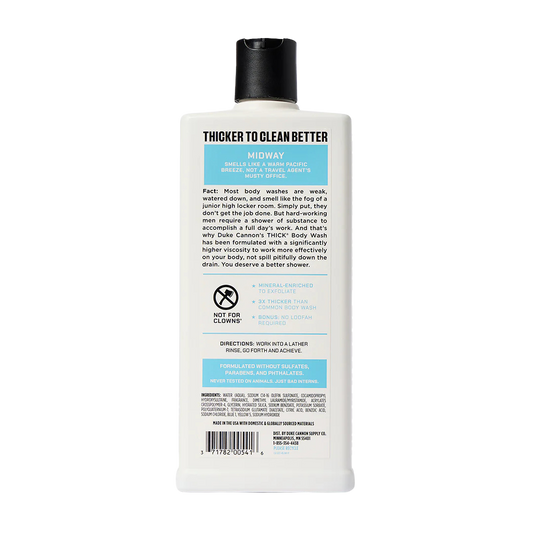 Duke Cannon 18oz Thick Body Wash - Midway