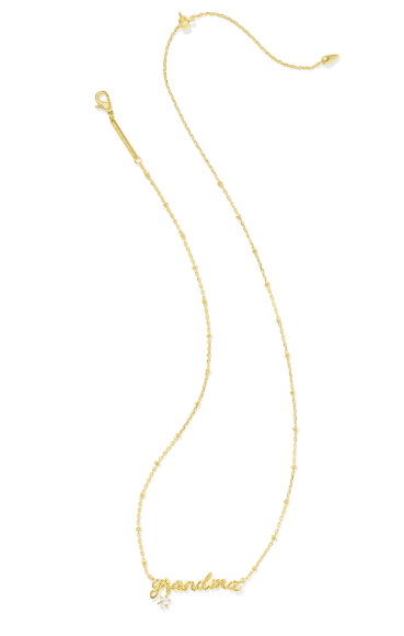 Kendra Scott Grandma Crystal Short Necklace in Gold