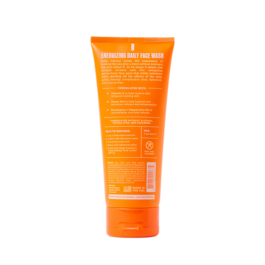 Duke Cannon Energizing Face Wash - 6oz