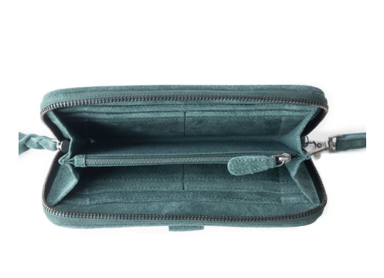 Electric Desert Wallet in Green