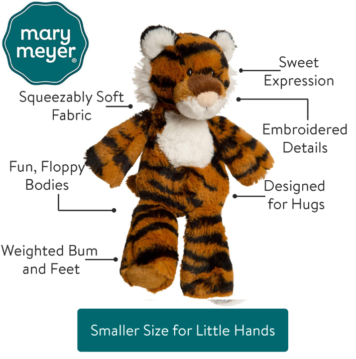 41393 Mary Meyer Marshmallow Junior Tiger 9in