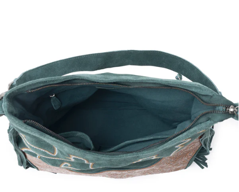 Electric Desert Tote Bag in Green