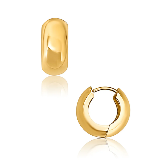 Ellie Vail Gold Auden Huggie Hoop Earrings