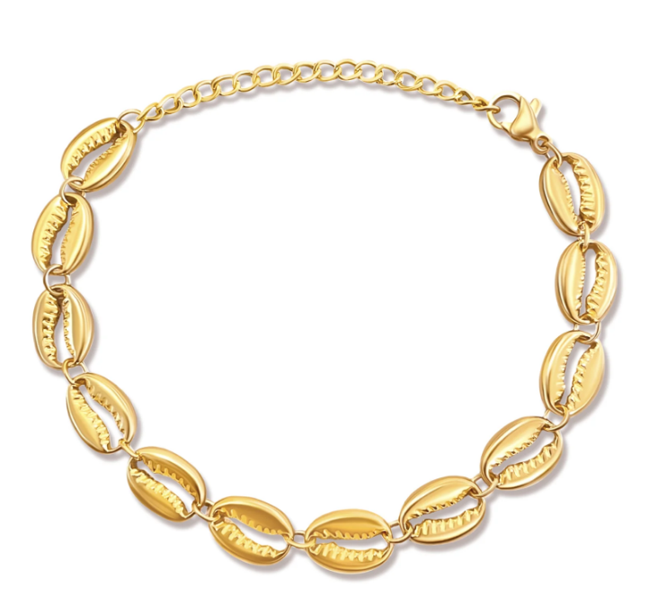 Ellie Vail Gold Demna Shell Bracelet