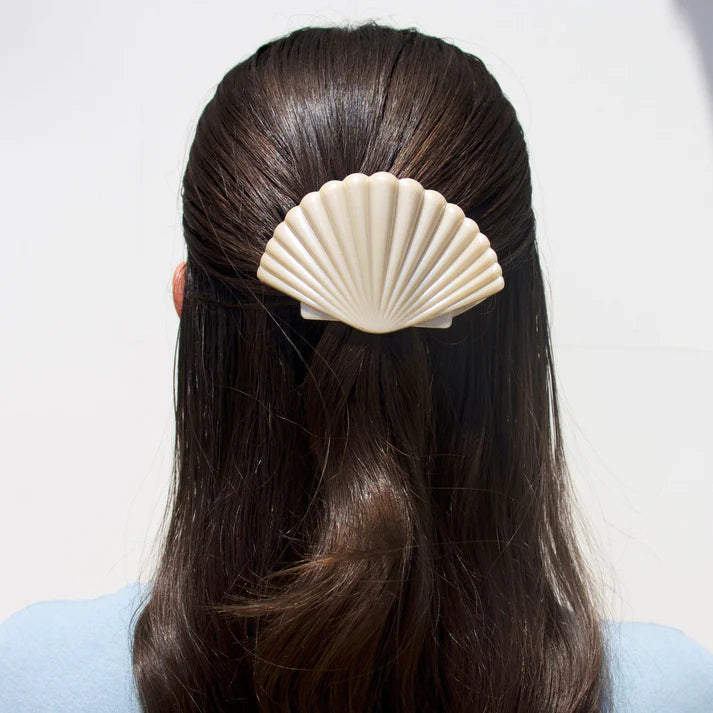 Teleties Shimmering Shell Flat Hair Clip - Small