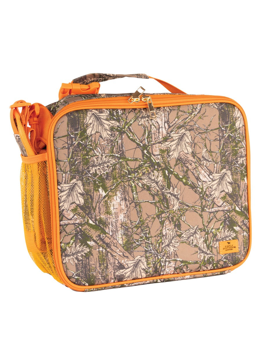 Simply Southern School Lunch Box - Orange Camo