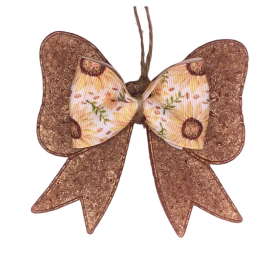 Sunflower Bow on Bow Freshie