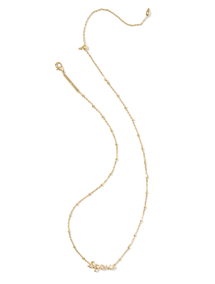 Kendra Scott Big Sis Short Necklace in Gold Freshwater Cultured Pearl