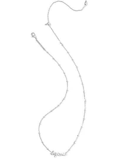 Kendra Scott Big Sis Short Necklace in Silver Freshwater Cultured Pearl