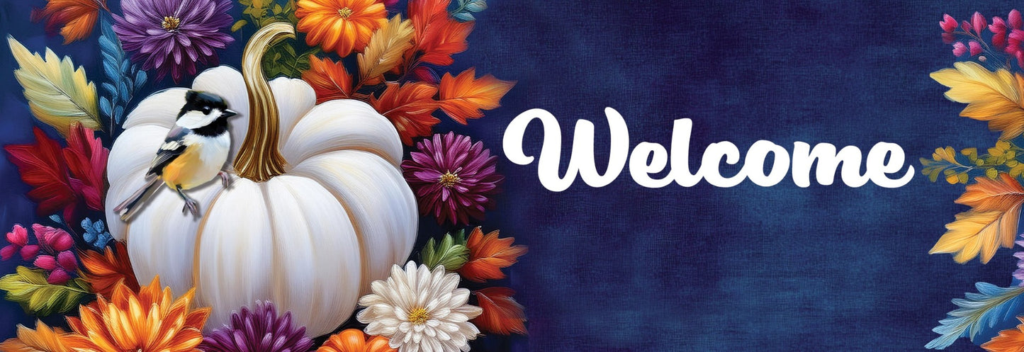 Mums & Chickadee Signature Signs