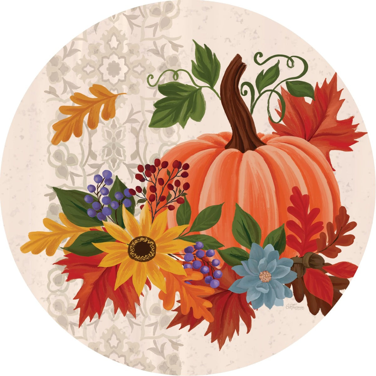Hello Fall Accent Magnet