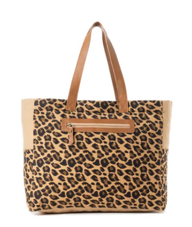 Myra Bag Panthera Cowgirl Weekender Bag in Jaguar Print