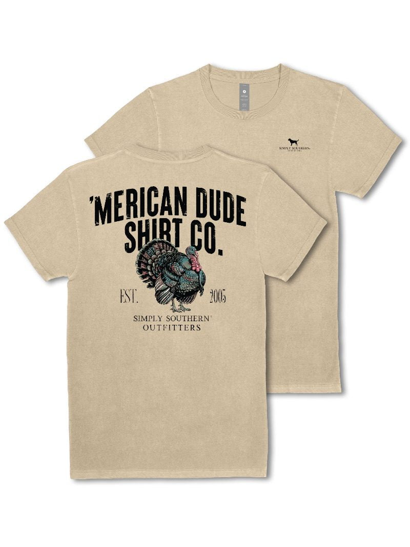 MN-SS-TURKEY-Simply Southern Men's Turkey Short Sleeve T-Shirt