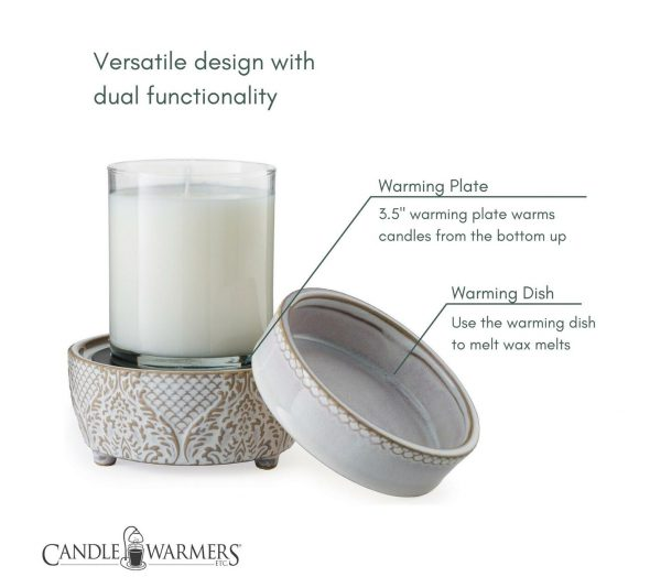 Vintage White 2-in-1 Classic Fragrance Warmer