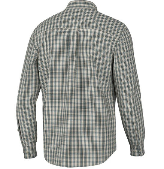 Local Boy Faulk Dress Shirt in Ocean, Beige, & Rust
