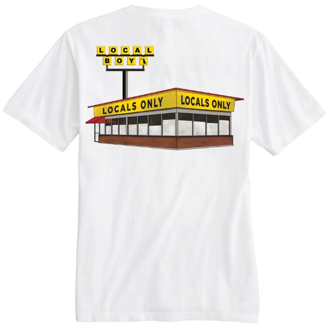 Local Boy Waho Short Sleeve T-Shirt in White