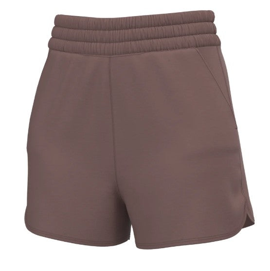 Local Girl High-Waisted Volley Shorts in Rose