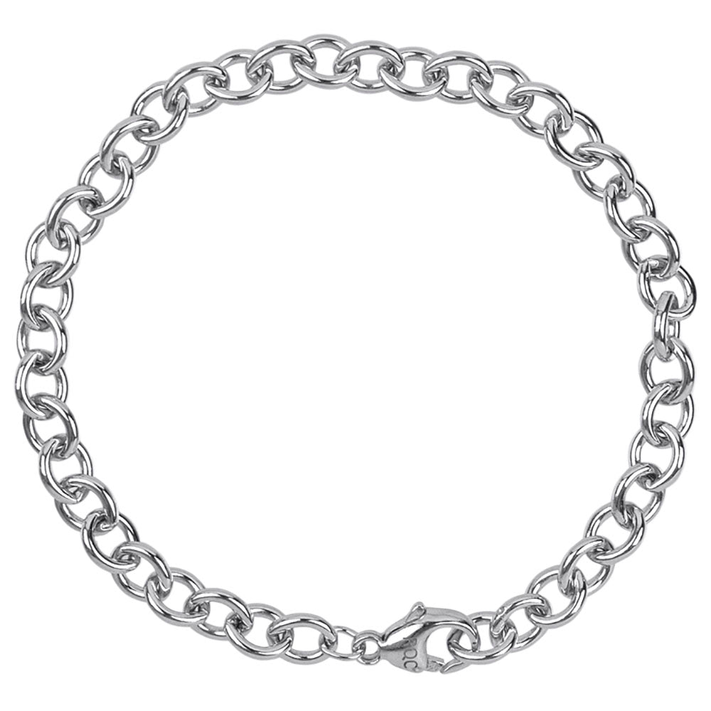 Rembrandt Round Cable Link Classic Bracelet - 7"