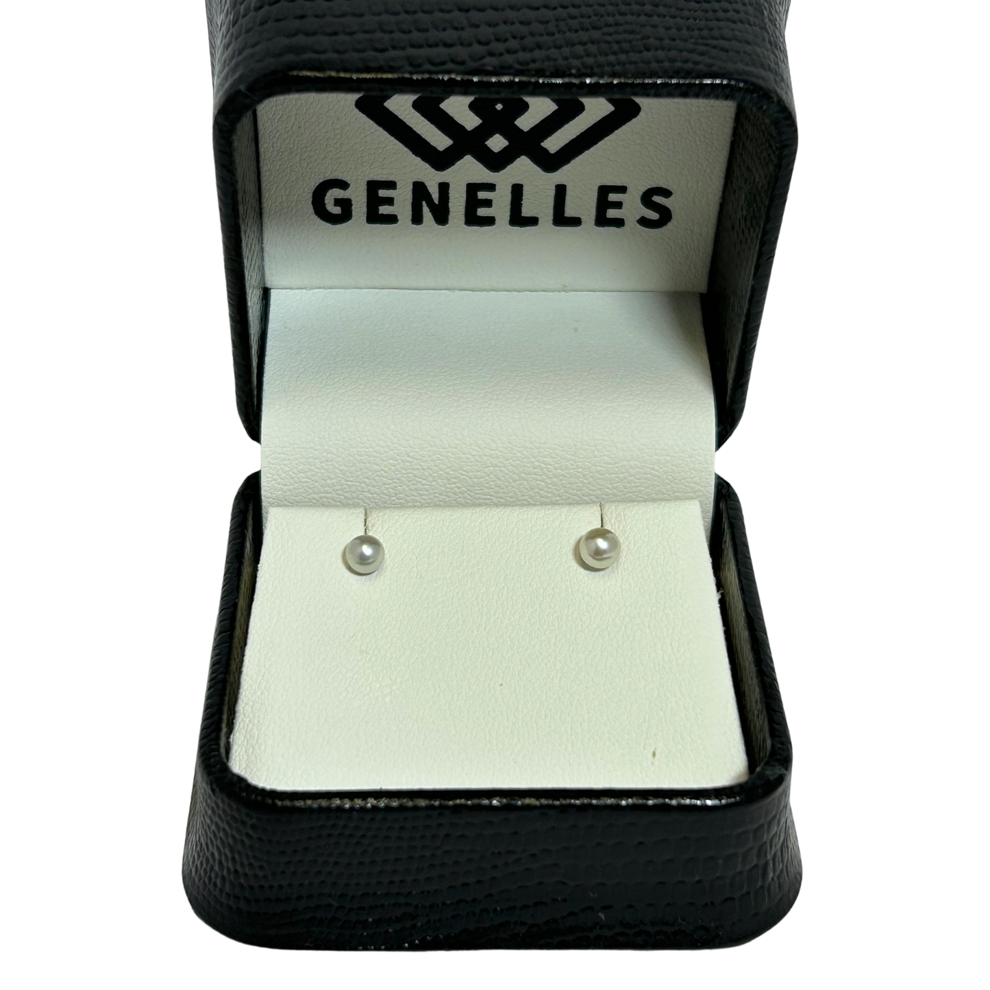 N 14K WG 3.5X4 AKOYA PEARL ERS 14K White Gold 3.5X4 Akoya Pearl Earrings