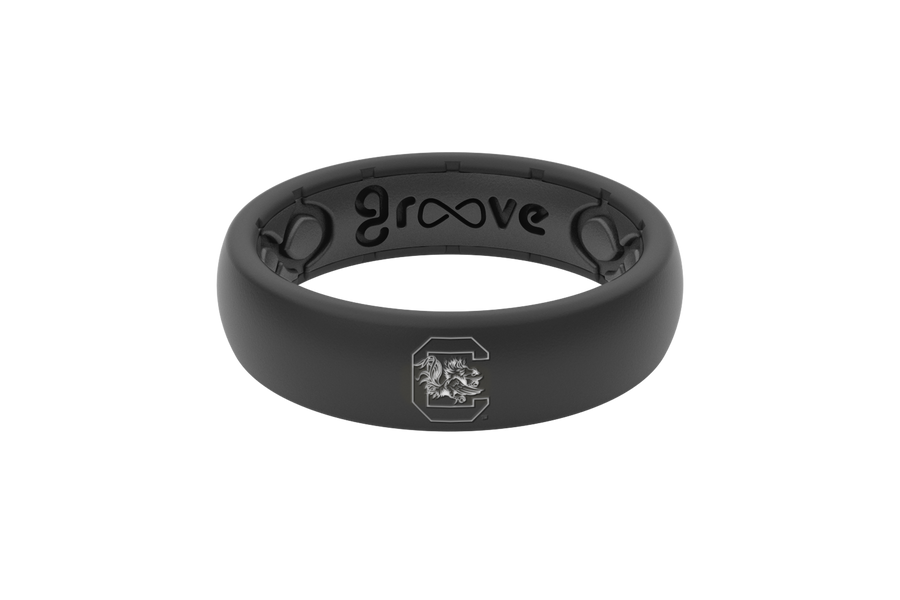 Groove Life College South Carolina Thin Black Ring
