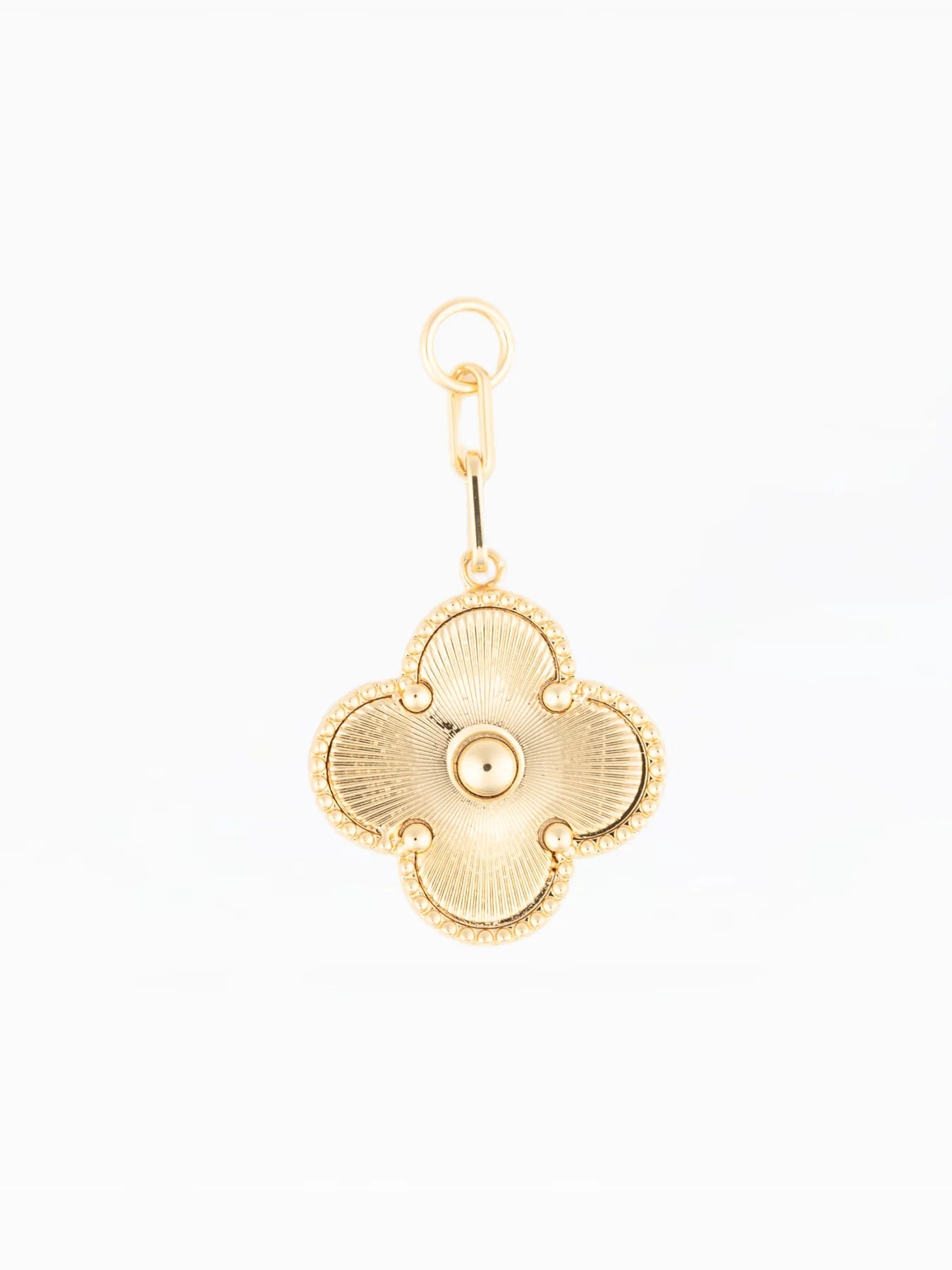 72825 Michelle McDowell Luxe Quatrefoil Charm in Gold Plated