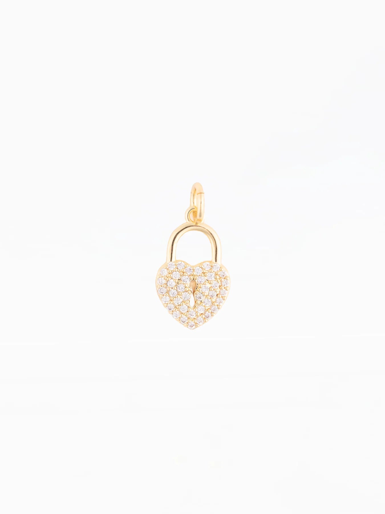 72817 MIchelle McDowell Luxe Heart Locket Charm in Gold Plated