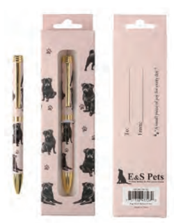 736-32 Black Pug Pen