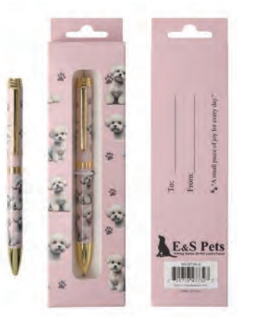 736-4 Bichon Frise Pen