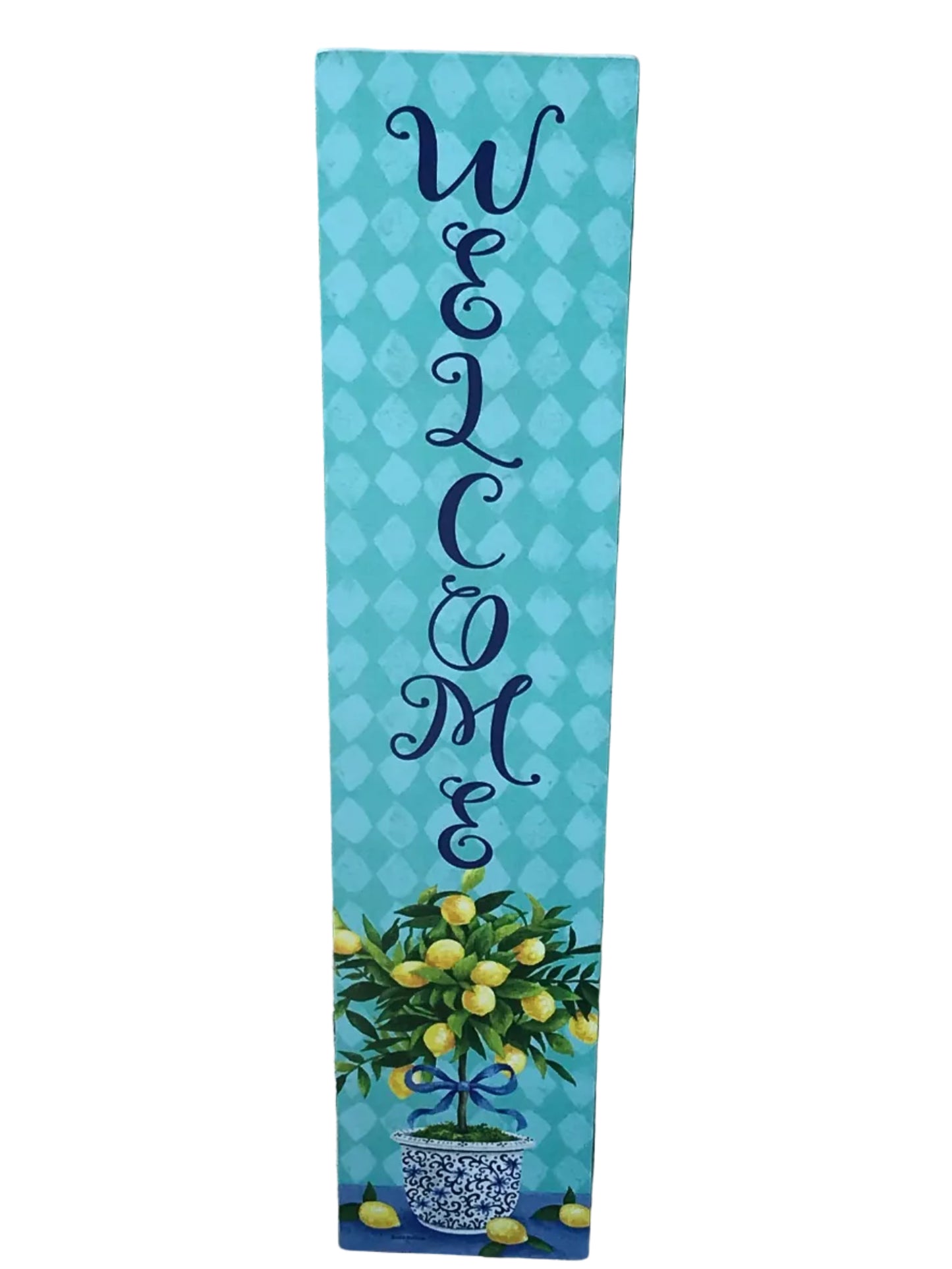 4839YE Custom Decor Lemon Topiary Yard Expression