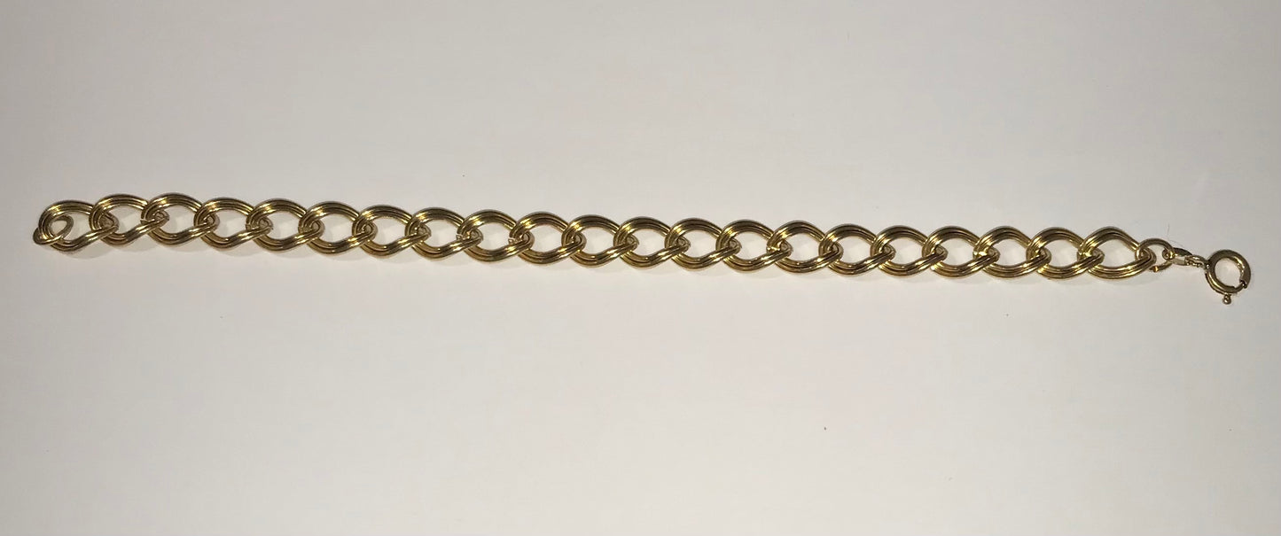 14K Gold Filled Charm Bracelet
