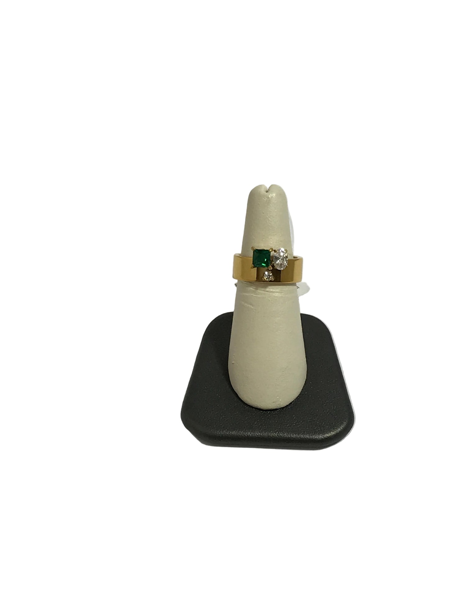 Chansutt Pearls The Emerald Ring Waterproof 18k Plated Stainless Steel Water Resistant Lifetime Warranty