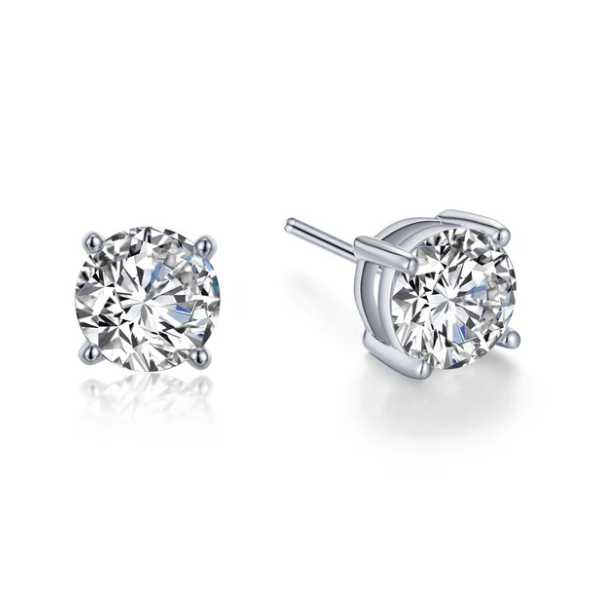 Lafonn 2.5CTTW Lassaire 4 Prong Stud Earrings